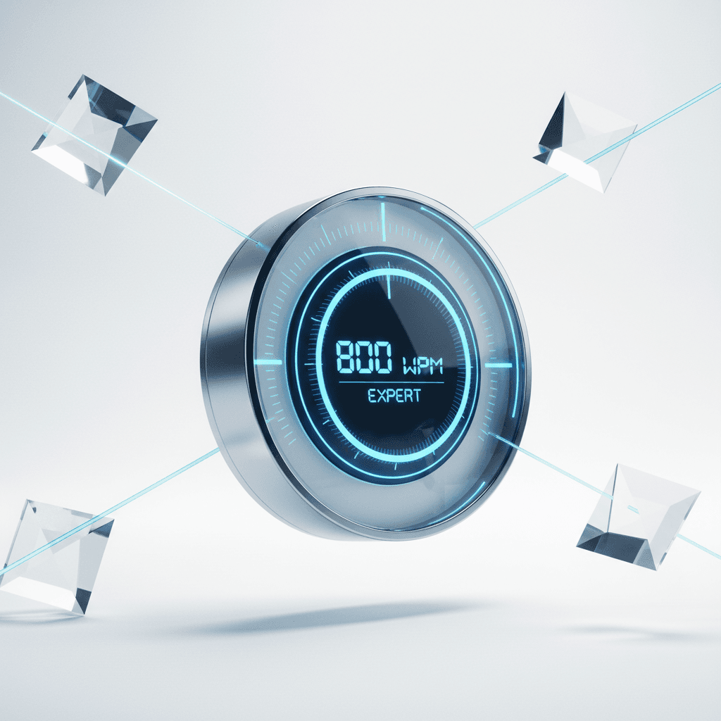 800 WPM reading speed visualization